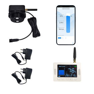 LoRa Kablosuz Sıvı Seviye Kontrol Cihazı Akıllı Tank Monitörü LCD Ekranlı Su Geçirmez Sensör ile Uzaktan Su, Yağ ve Yakıt Yönetimi için - Product Image 2