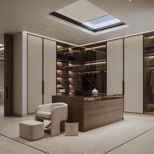 Armadio su Misura Stabile e Durevole con Design Uniforme per Mobili <span class=keywords><strong>da</strong></span> Camera <span class=keywords><strong>da</strong></span> Letto in Progetti Residenziali - Product Image 3