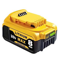 Paket Baterai Li-ion 20V Isi Ulang 8Ah, Tingkat Pengosongan 10C, 1200 Siklus, 700g untuk Model DCB208 IMR 18650, Daya Mainan RC