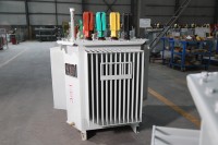 Transformateur vertical à noyau rempli d'huile Wanbo-53 630 kVA, boîtier de bobinage, sous-station 11 kV/33 kV vers 400 V pour réseau industriel