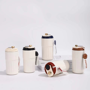 แก้วกาแฟสแตนเลส 304 แบบใหม่ ขายส่ง พร้อมฝาแสดงอุณหภูมิ สำหรับเดินทาง - Product Image 2