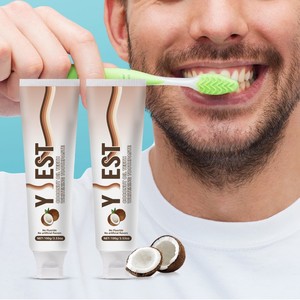 Bán buôn Kem đánh răng thơm miệng ngăn ngừa sâu răng, làm sạch răng chuyên nghiệp, kem đánh răng dừa làm trắng răng - Product Image 5