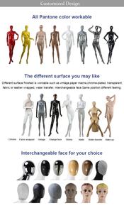 고품질 서 있는 십대 mannequinn와 얼굴을 가진 여자 서 있는 마네킹 - Product Image 3