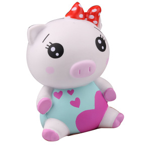 PU Cartoon Pig Toy Soft <b>Squishy</b> Animal Figurine Decorative Gift - Product Image 2