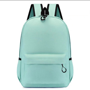 Sac d'école unisexe I-0447 à la mode en nylon imperméable 14 pouces sac à dos de sport de plein air pour les femmes fermeture à glissière - Product Image 2