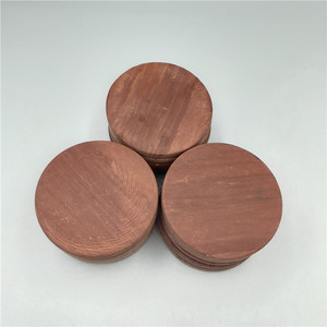 Pièces rondes en pierre de Bianstone rouge de 50 mm pour sauna, massage, moxibustion, thérapie chauffante, soins de santé - Product Image 1