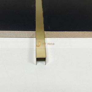 Low Price U Shape Stainless Steel Chrome Tile Edge <b>Corner</b> Trim Apartment Flooring-Durable Waterproof Contemporary Design 5-Year - Product Image 3