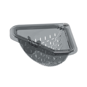 Filtre magnétique triangulaire pour évier de cuisine, pour les résidus alimentaires, les déchets de cuisine et les restes de nourriture, étagère de rangement - Product Image 1