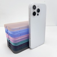 Coque de téléphone portable antichoc légère en PC rigide mat colorée pour iPhone 17 16 15 Pro Max – Vente en gros usine