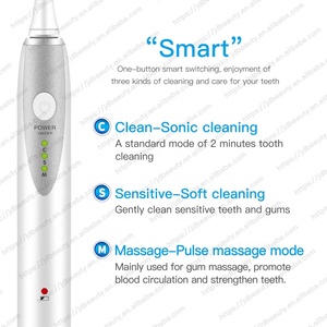 Brosse à dents électrique avec station de charge sans fil, action sonique 31200 VPM, 3 modes, étanche IPX7, rappel 30s, 2 têtes, soins dentaires - Product Image 2