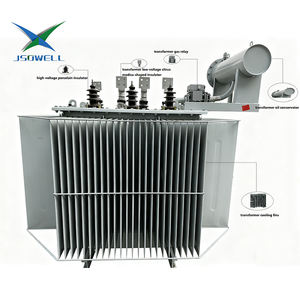 Transformadores de Distribución de Energía Eléctrica Sumergidos en Aceite de 630 kVA, Transformador de Distribución de Aluminio Sumergido en Aceite - Product Image 6