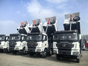 Camion benne Shacman X3000 8x4 12 roues 380 ch, moteur diesel Weichai, boîte de vitesses rapide, neuf, disponible à la vente - Product Image 3