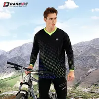 Camisa de bicicleta personalizada, camisa para corrida mtb e motocross