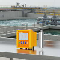 Sonde de détection d'huile dans l'eau à sortie RS485, analyseur de teneur en huile, auto-nettoyante, analyseur en ligne d'eau dans l'huile, vente en gros directe usine