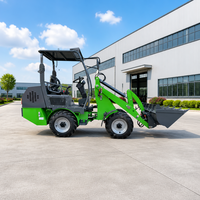 ORPHEST LT15EV Mini Pala Gommata Elettrica 0.45m3, Caricatore Frontale Compatto a Batteria, Zero Emissioni, per Uso Agricolo e Edile