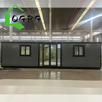 Villa préfabriquée de luxe 40ft 20ft, 2, 3, 4 ou 5 chambres, maison conteneur pliable et extensible, maison mobile portable, mini-maison