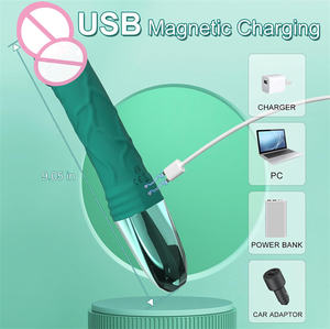 Nouveau jouet sexuel pour adultes en silicone réaliste avec <span class=keywords><strong>pénis</strong></span> prothétique vibrant, bâton de massage, jouet sexuel - Product Image 5