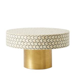 Mesa de centro moderna de estilo europeo con base plateada y muebles rectangulares de sala de estar de mármol natural hechos de metal - Product Image 5