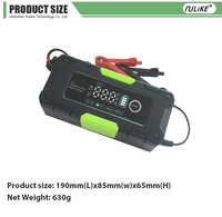 Chargeur de batterie de voiture automatique 12V 10A avec fonction de réparation par impulsions pour batteries AGM, GEL et humides