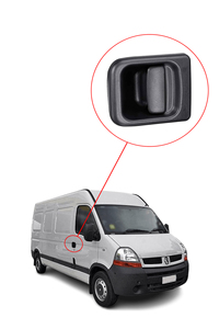 Manija de Puerta Interior de Plástico Kaya, Izquierda, Negra, para Megane 2, Modelo KR-598, Hecho en Turquía - Product Image 3