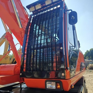 Excavatrice sur pneus d'occasion Doosan DH150W -7 de haute qualité, engin de construction Doosan DH150W -7 d'occasion en stock - Product Image 5