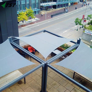 Tenda Parasole Quadrata Nera Anti-UV 5m x 6m - Product Image 4