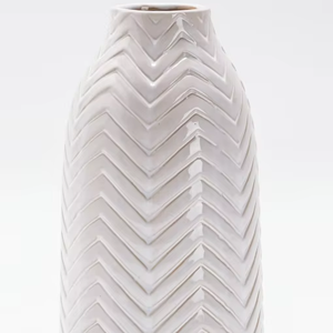 Jarrón de Cerámica Moderno con Diseño de Flor, Textura Tejida, Jarrones Altos de Cerámica para Decoración del Hogar - Product Image 1