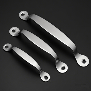 Stainless Steel Bar Handle For Wardrobe Doors Cabinet <b>Drawers</b> Antirust Contemporary Design - Product Image 2