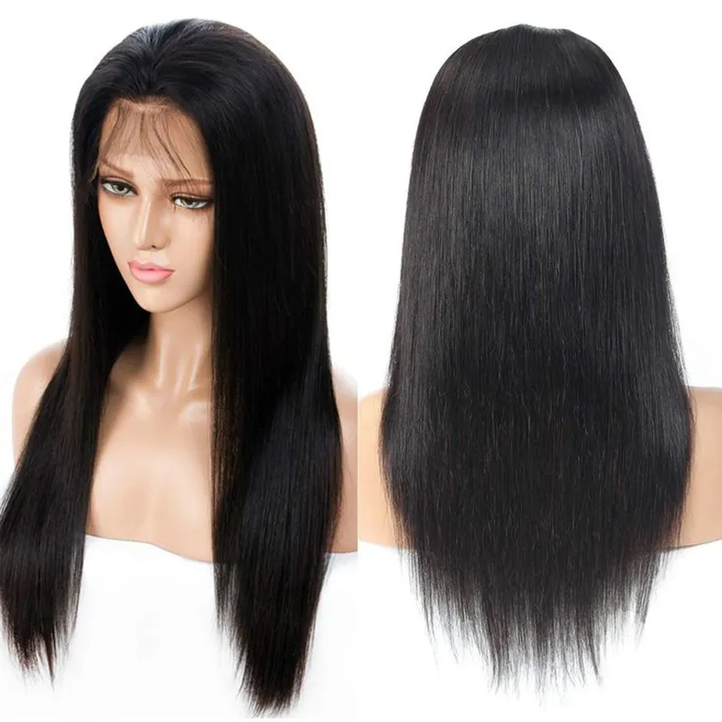 Bone Straight Vietnam Human Hair Wig 13*4 Hd Lace Frontal Double Drawn Wig With Frontal Swiss Lace Peruvian Hair Wig