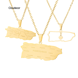 Collar <span class=keywords><strong>de</strong></span> Moda con Mapa <span class=keywords><strong>de</strong></span> Ciudad en Acero <span class=keywords><strong>de</strong></span> Titanio, Collar con Colgante <span class=keywords><strong>de</strong></span> Corazón <span class=keywords><strong>para</strong></span> <span class=keywords><strong>Hombre</strong></span> y Mujer, Collar <span class=keywords><strong>de</strong></span> Acero Inoxidable con Mapa <span class=keywords><strong>de</strong></span> <span class=keywords><strong>Puerto</strong></span> <span class=keywords><strong>Rico</strong></span> - Product Image 1