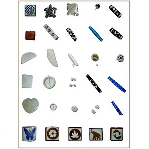 BS International Super Selling Factory Bone Inlay Natural Light Weight Octagon Shaped Custom Colored <b>Shell</b> Bone Coral Beads - Product Image 3