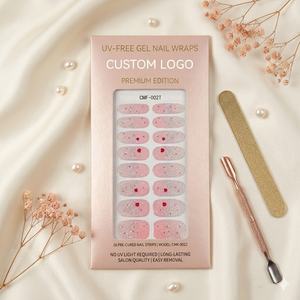 Tiras de Gel Semipermanentes Profesionales <span class=keywords><strong>para</strong></span> Uñas, Alternativa a las de Salón, Sin Lámpara, Duración de 14 Días, Sin UV, Fabricante - Product Image 1