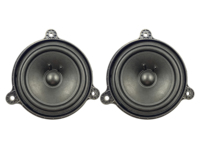 Haut-parleur de voiture 5 pouces à ajustement parfait, 4 ohms, 15W RMS, 45W Max, sensibilité 87dB, audio large bande pour mise à niveau de l'autoradio, paire