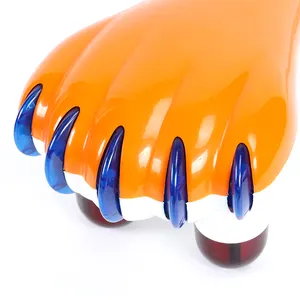 Electric holding a tiger claw massage stick with animal shaped massager