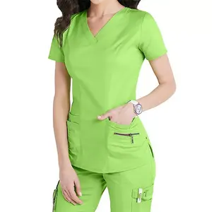China Manufacturer High Quality Nurse women Scrubs Sets Uniforms stylish with Customization