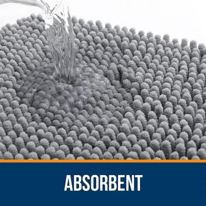 Super Absorbent Micro fiber Hunde tür matte, rutsch fester wasch barer Haustier teppich, schnell trocknender Chenille-Eingangs bereich. Indoor Outdoor Mat - Product Image 6