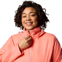 Veste Softshell Extensible et Souple pour Femme avec Capuche, Résistante à l'Eau et au Vent, avec Ourlet Ajustable pour le Camping, la Vie Urbaine et le Quotidien