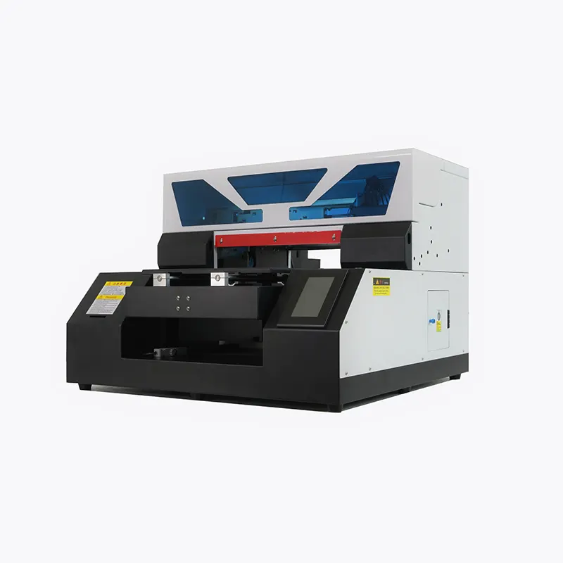 Desktop Led UV Printers A3 Inkjet UV Flatbed Printer Bottle UV Printing Machine With Ink Free