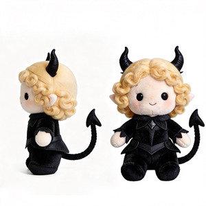 Muñecos de Peluche al por Mayor de 7 Pulgadas, Juguetes de Peluche Suaves para Bebés, Muñecos de Peluche de <span class=keywords><strong>Diablillo</strong></span>, Peluches Personalizados con MOQ Bajo - Product Image 3