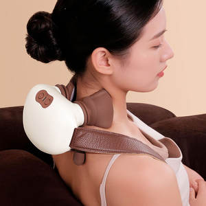 Pistola de masaje de cuello de calor 2 en 1, 3 velocidades, 2000mAh, masajeador de hombros y cuello de mano eléctrico inalámbrico para relajarse, alivio Pian - Product Image 6