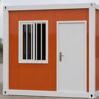 Maison conteneur démontable en acier modulaire préfabriquée 20ft 40ft prête à assembler certifiée CE ISO pour bureau de chantier et usage domestique