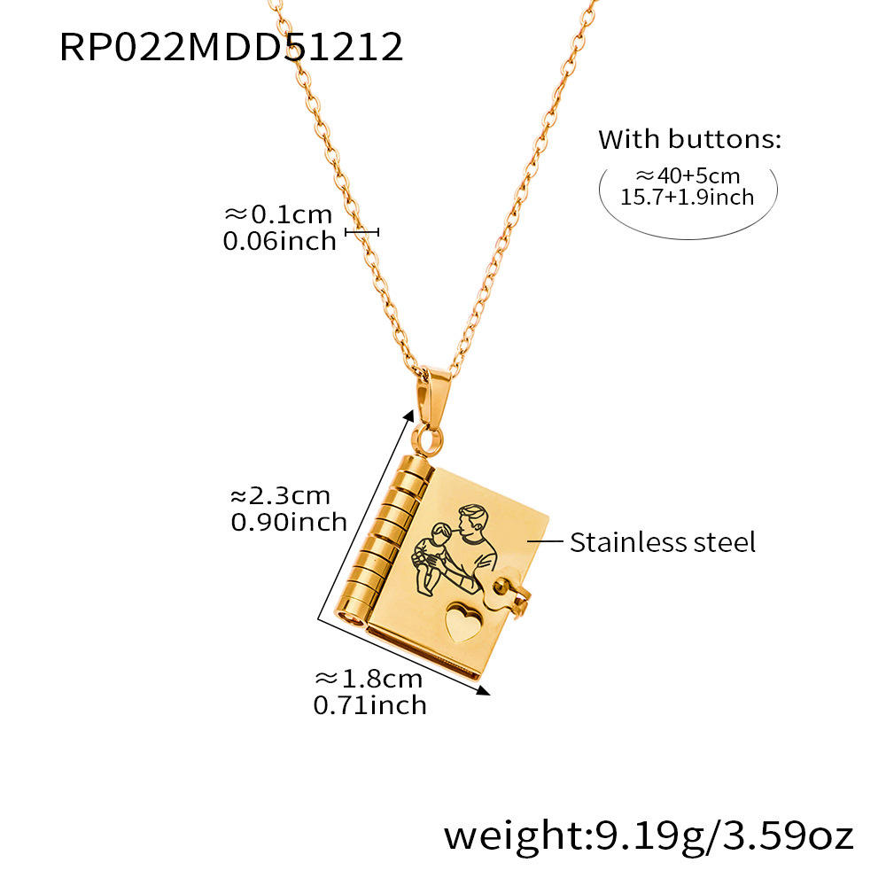 Collier en or Rp022 style papa