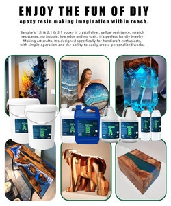 <span class=keywords><strong>Resina</strong></span> trasparente e Hardnder di cristallo epossidico facilmente colorabile ecologico <span class=keywords><strong>per</strong></span> l'artigianato o la creazione di gioielli - Product Image 3
