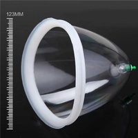 Nouvelle pompe d'agrandissement du sein 13cm Lady B C D Cupping Therapy L Size Chest Gain Massage Appliance