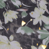 Tissu en mousseline de soie doré 30D tissu en polyester crêpe mousseline de soie pour vêtements robe femme