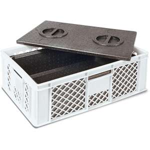 Europhälter MIT EPP-isolierbox, lxbxh 600x400x240มม., 20ลิตร, wei. - Product Image 1