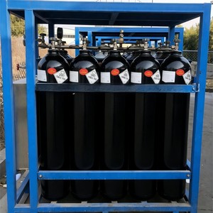 Cylindre d'azote haute pureté 99,999 %, 50 L, 200 bars, isolé sous vide, gaz comprimé pour applications de recherche analytique - Product Image 3