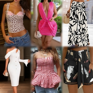 2026 Summer Collection Women's Casual Dresses T-Shirts Pants Wholesale <b>Mixed</b> Packaging Random Delivery Clearance Stock Clothing - Product Image 5