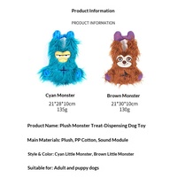 Jouet en peluche sonore transfrontalier pour chien, distributeur de friandises, durable et à mâcher, pour chiens moyens/grands, aide à la dentition