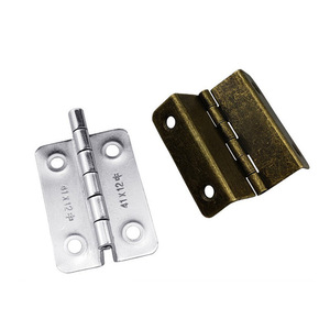Charnière à quatre volets Yuyao 41x12x1.0mm en fer à double pliage pour meuble, finition nickel blanc bronze - Product Image 3
